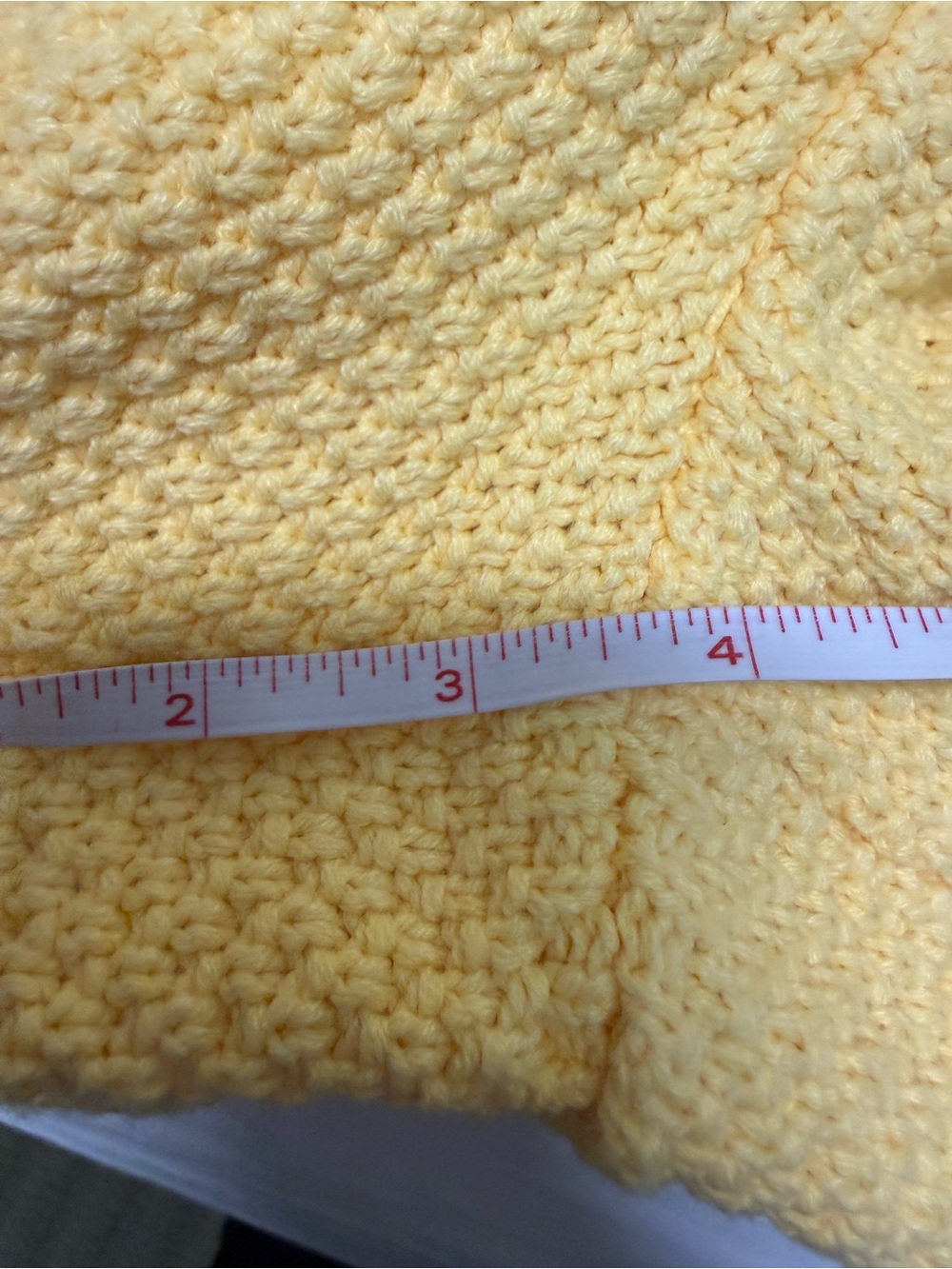 Yellow High-Waist Knit Shorts with Floral Embroidery - Picture 8 of 8